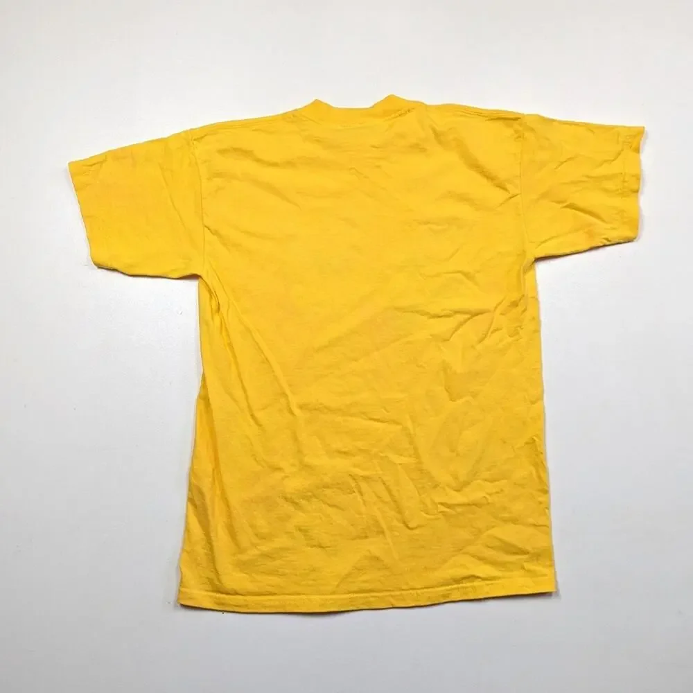 Vintage Disney World T-Shirt Kids Size XL Yellow Mickey Minnie Goofy Donald